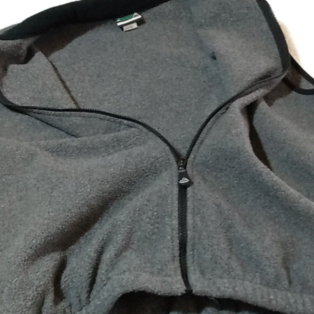 Avalanche Wear Men's Fleece Vest X-Large Gray Full Zip Performance Outdoor - Picture 8 of 15